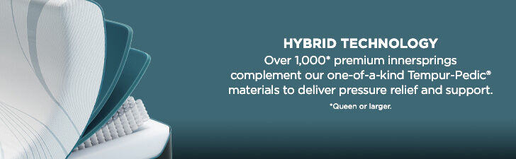 Tempur-Pedic Adapt  Medium Hybrid Mattress 11"