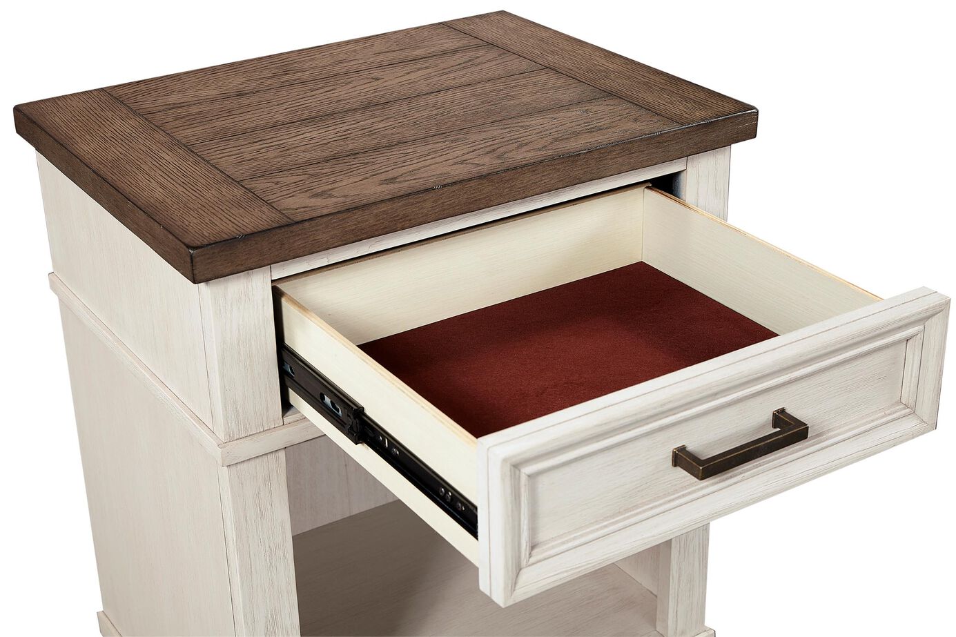 Aspen Home Caraway 1 Drawer Nightstand image number 2
