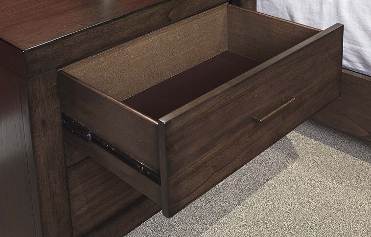 Aspen Home Modern Loft 2 Drawer Nightstand w/Power image number 3