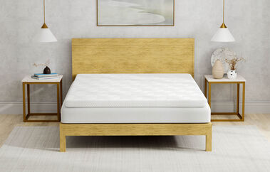 BED-TECH 3 Inch Gel Memory Foam Topper with Cover