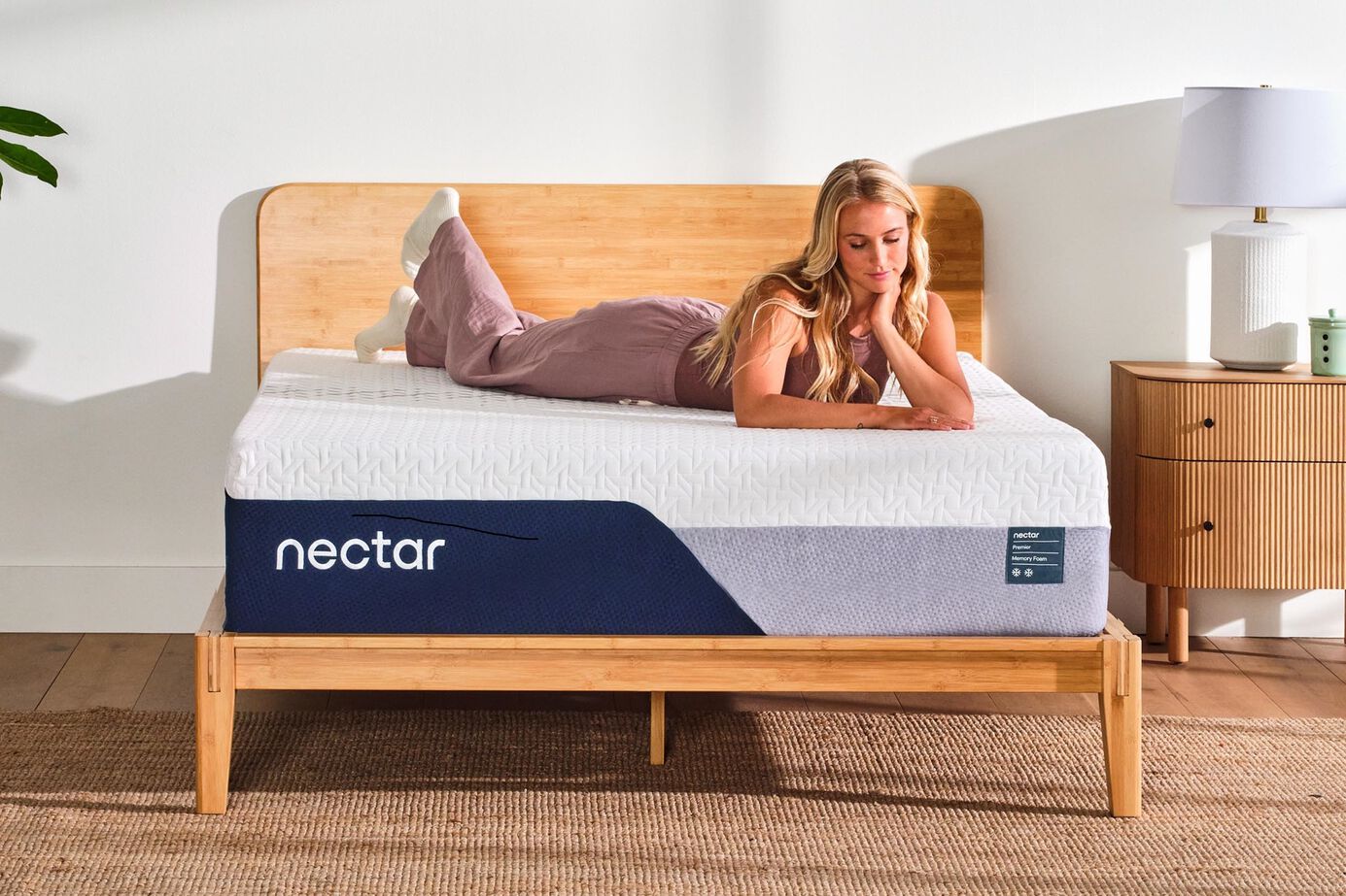 Nectar Premier Memory Foam Medium Firm Mattress 13" image number 0
