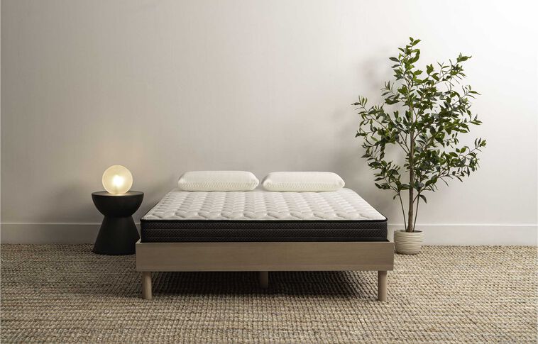 Mancini's Sleepworld Silver Medium Firm Mattress 7" image number 0