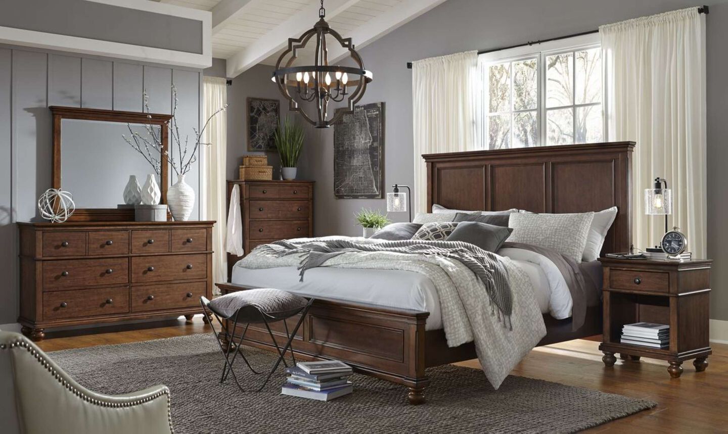 Aspen Home Oxford Panel Bed image number 0