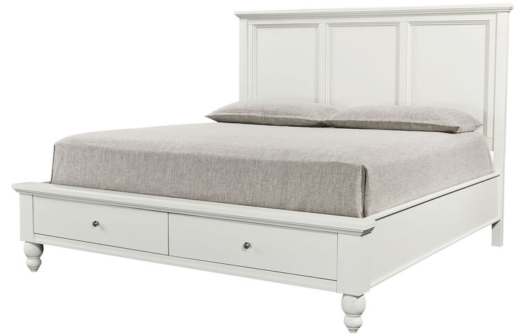 Aspen Home Cambridge Framed Panel Bed with Storage image number 1
