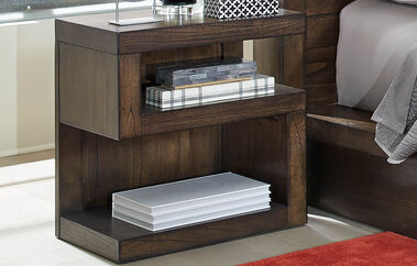 Aspen Home Modern Loft S-Shaped Nightstand