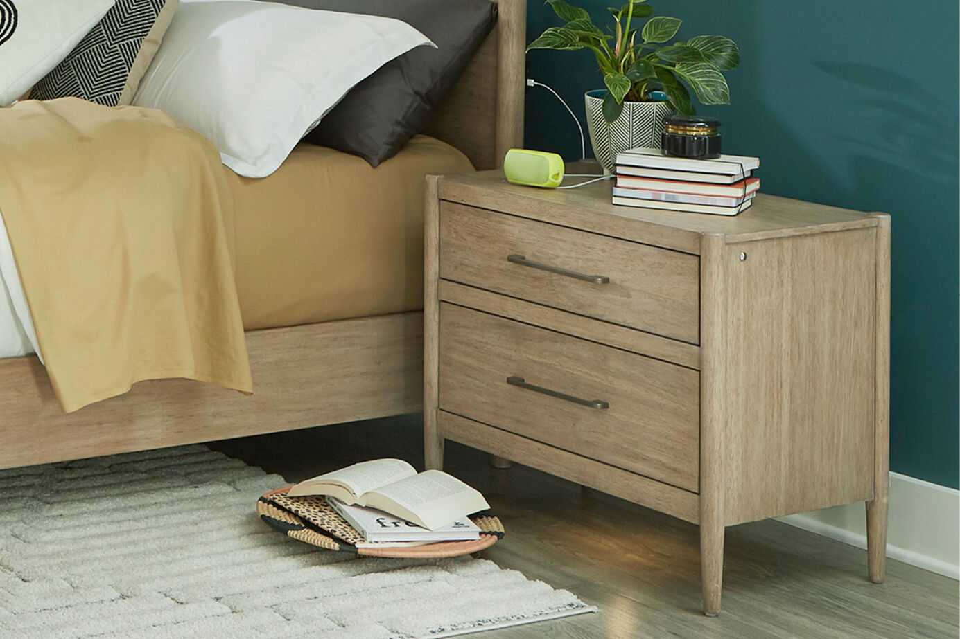 Aspen Home Shiloh 2 Drawer LIV360 Nightsand image number 0