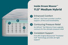 BeautySleep Dream Weaver Hybrid Medium Smooth Top Mattress 11.5"
