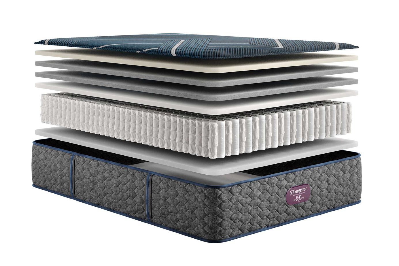 Beautyrest World Class Hybrid Level 4 Hybrid Firm Tight Top Mattress 13.5" image number 1