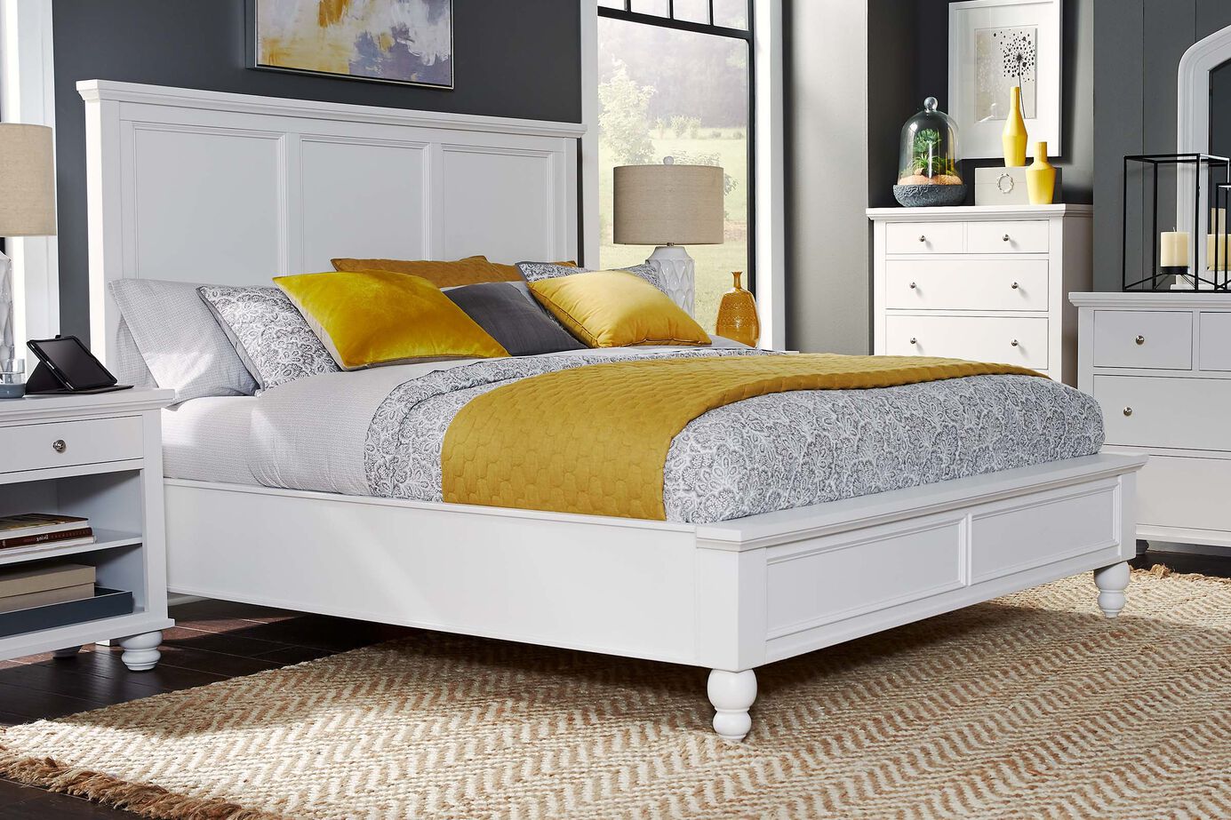 Aspen Home Cambridge Framed Panel Bed image number 0