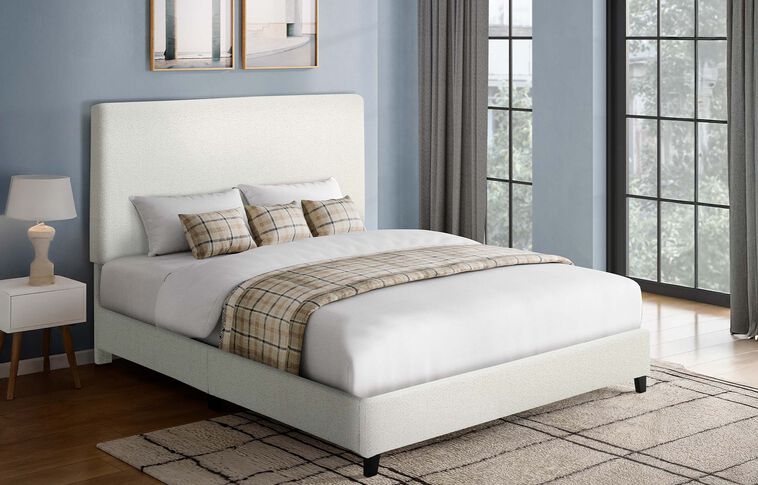 Legends Home Bridger Panel Boucle Bed Complete image number 0