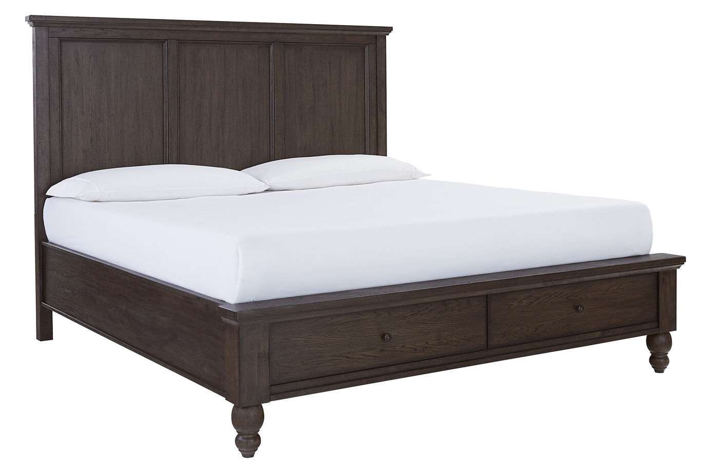 Aspen Home Cambridge Framed Panel Bed with Storage image number 1