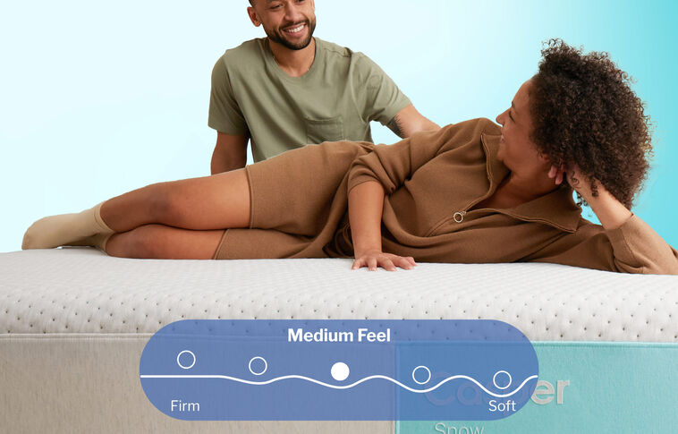 Casper Snow Medium Firm Mattress 12" image number 5