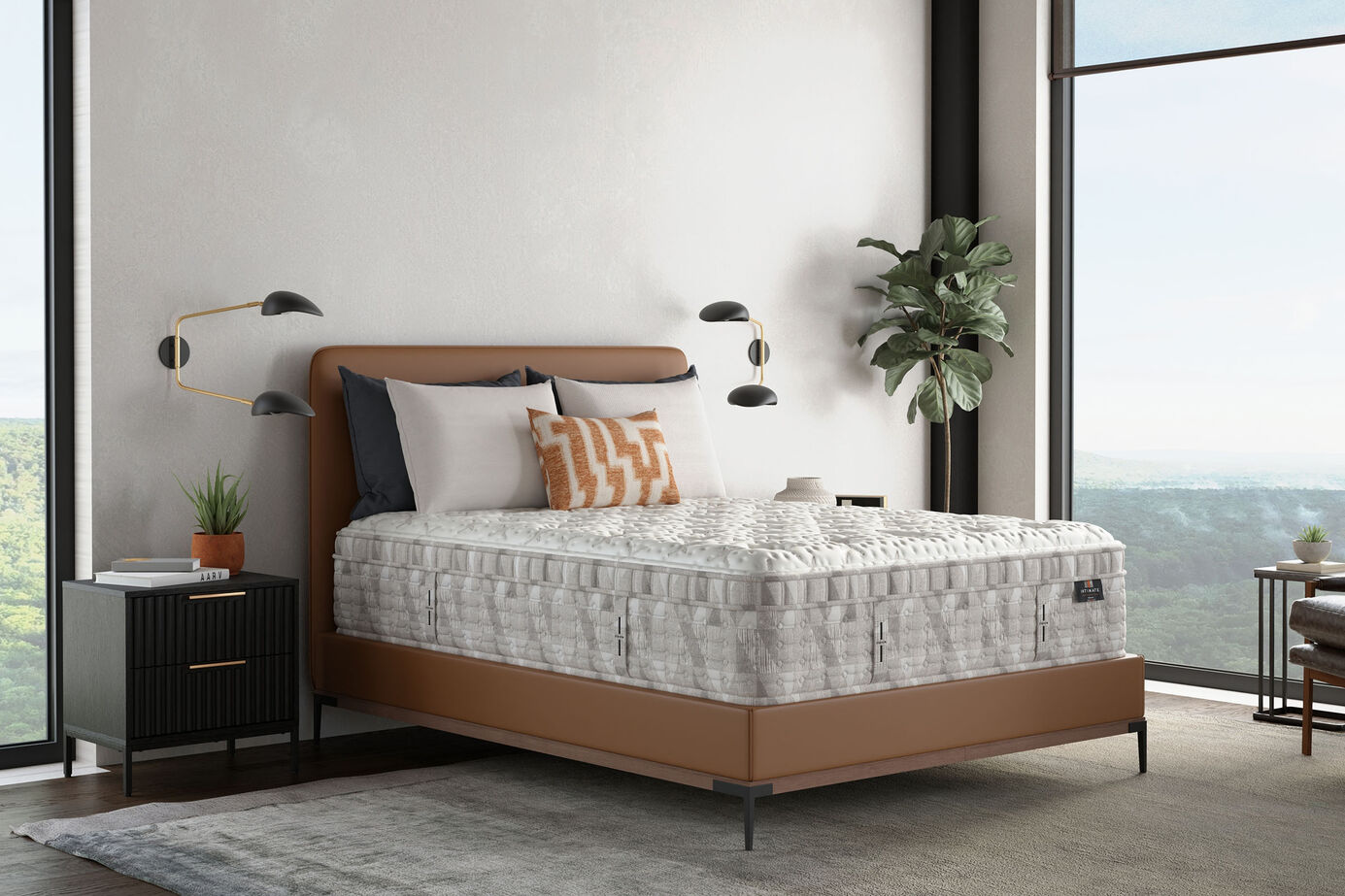 King Koil Intimate Handcrafted Culver Firm Euro-Top Mattress 15" image number 0