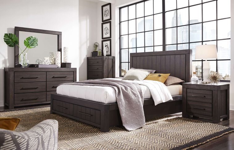 Modus Heath Platform Storage Bed Complete image number 1