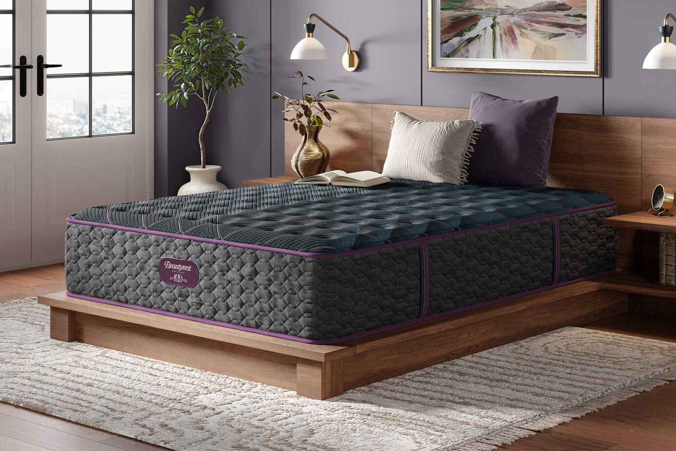 Beautyrest World Class Level 3 Medium Firm Mattress 14.5" image number 0