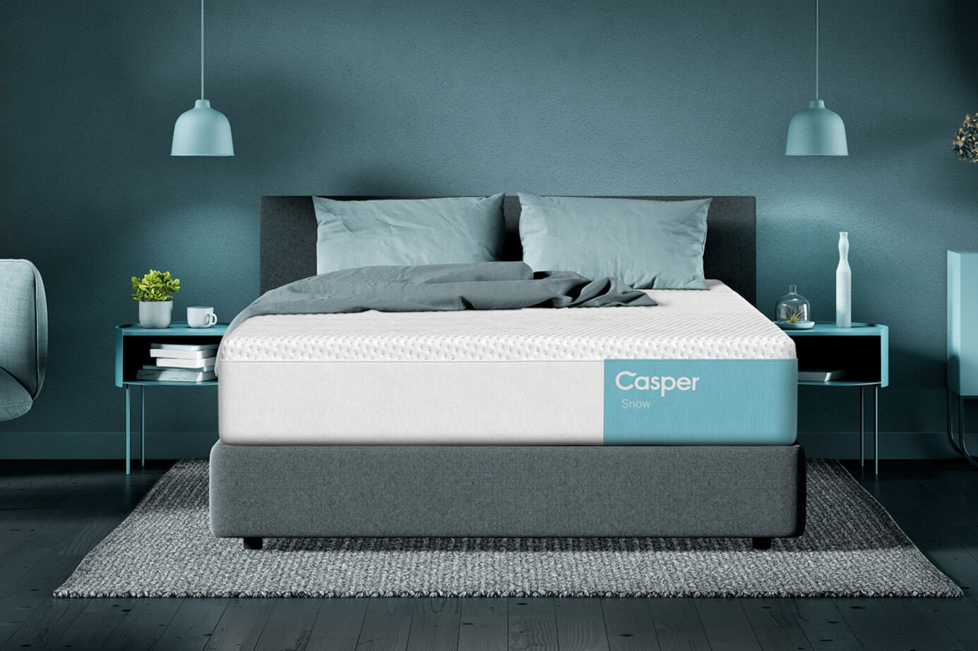 Casper Snow  Medium Firm Mattress 12" image number 0