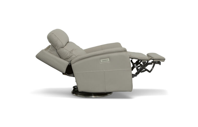 Flexsteel MOV 360 View Swivel Power Recliner w/Power Headrest And Lumbar image number 3