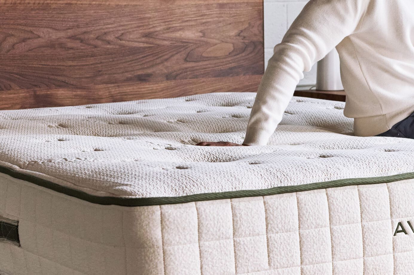 Avocado Green Hybrid Firm Mattress 11.5" image number 8