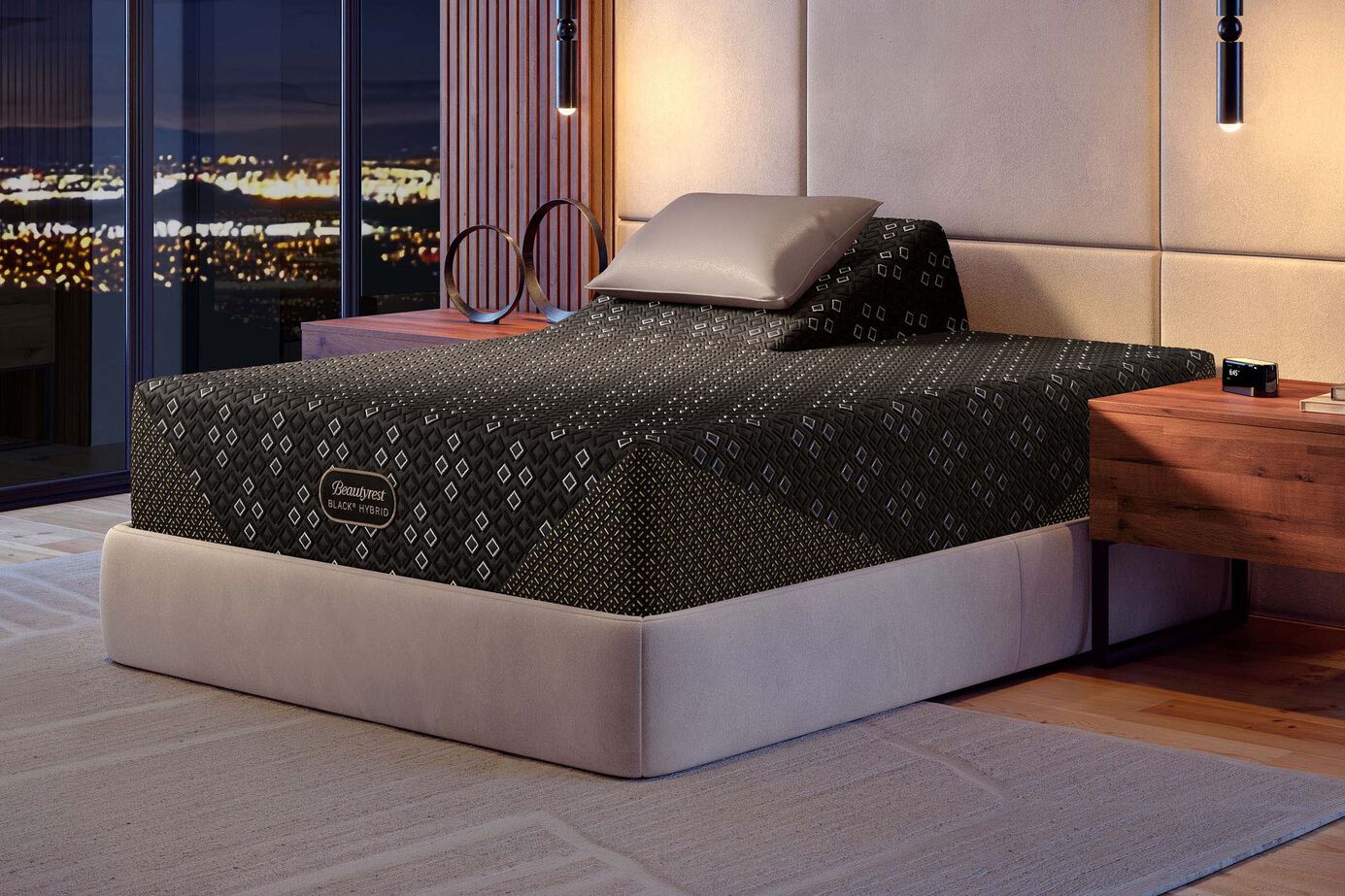 Beautyrest Black Hybrid Series Three XCS Firm Mattress 14.5" image number 3