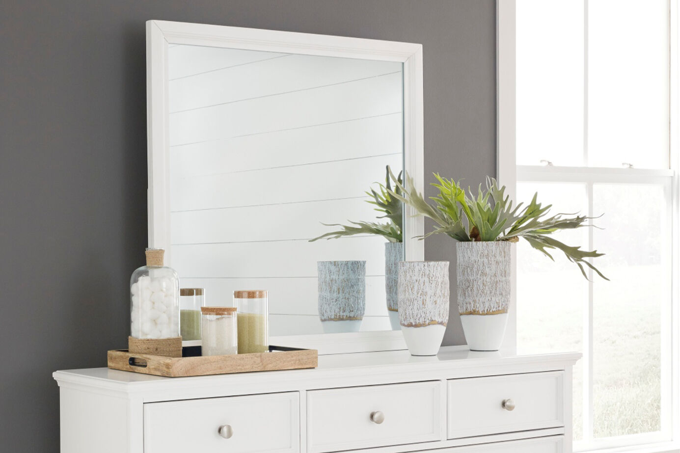 Signature Design Fortman Bedroom Mirror image number 0