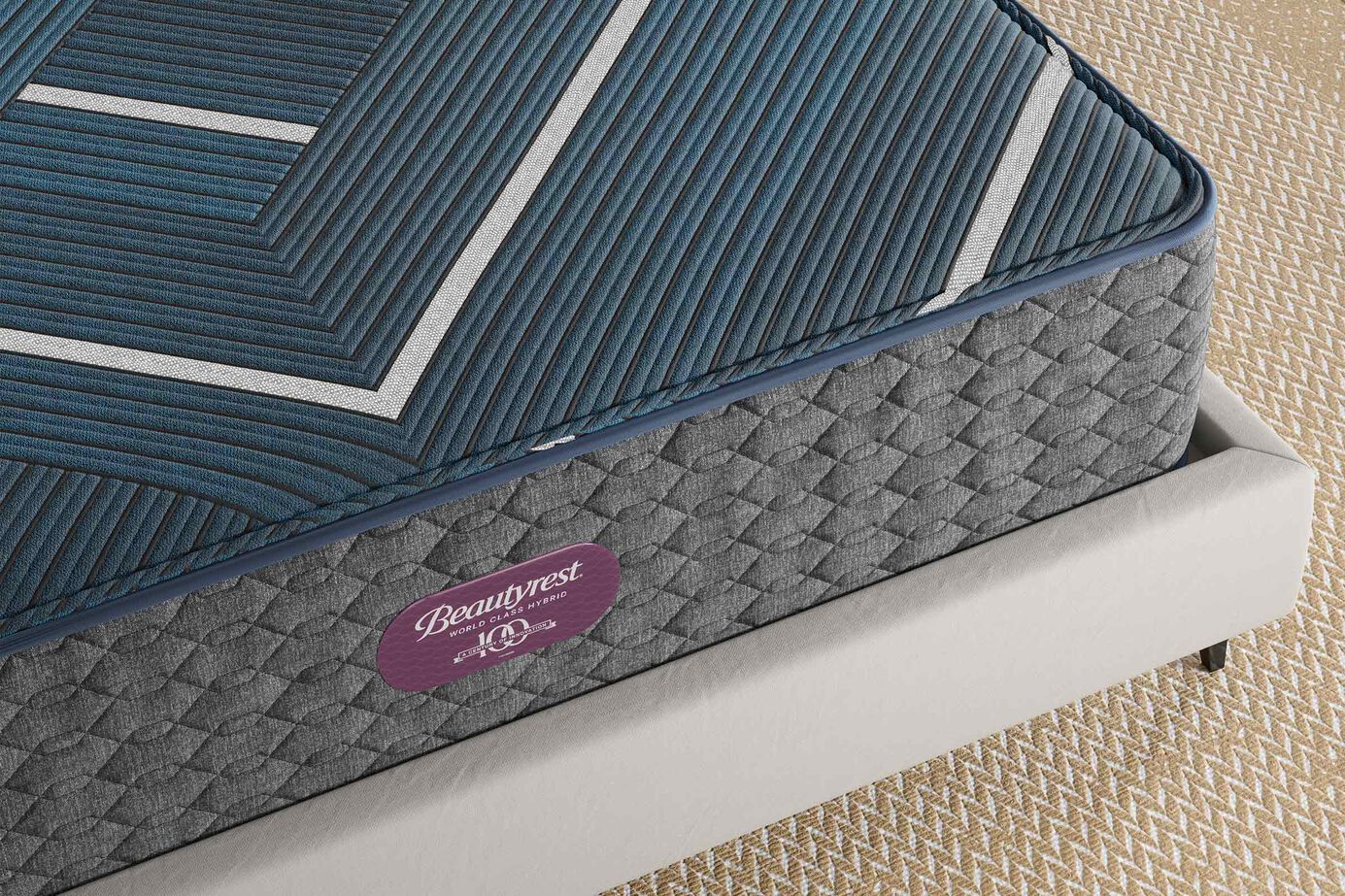 Beautyrest World Class Hybrid Level 4 Hybrid Firm Tight Top Mattress 13.5" image number 3