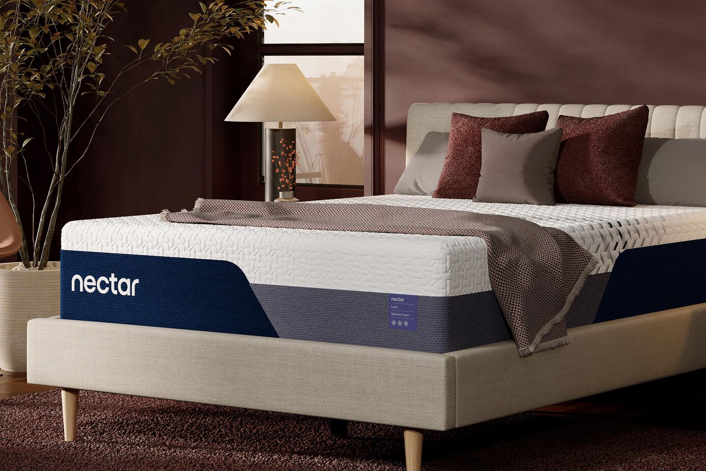 Nectar Luxe Memory Foam Luxury Firm Mattress 14" image number 4