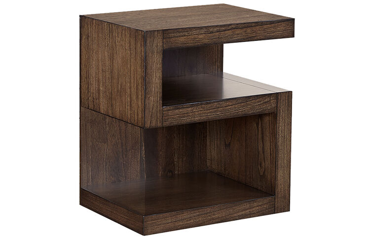 Aspen Home Modern Loft S-Shaped Nightstand image number 1