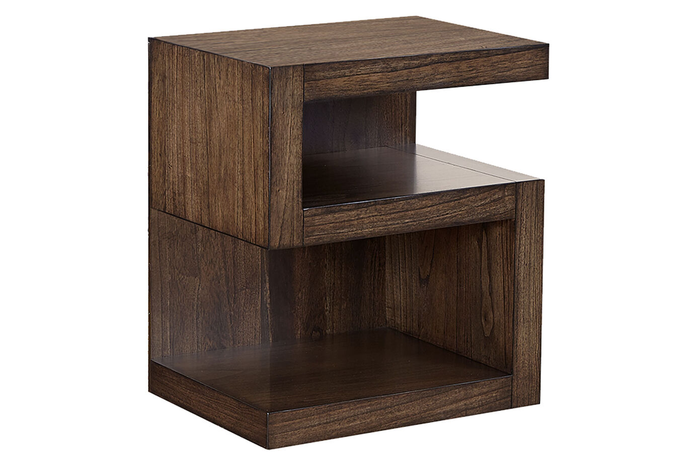 Aspen Home Modern Loft S-Shaped Nightstand image number 1