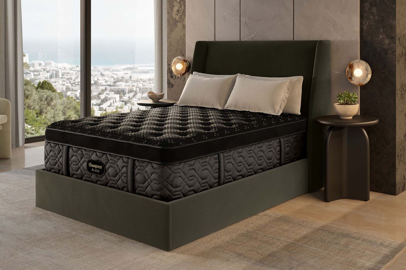 Beautyrest Black Series Four Medium Pillow Top Mattress 17.5" image number 0