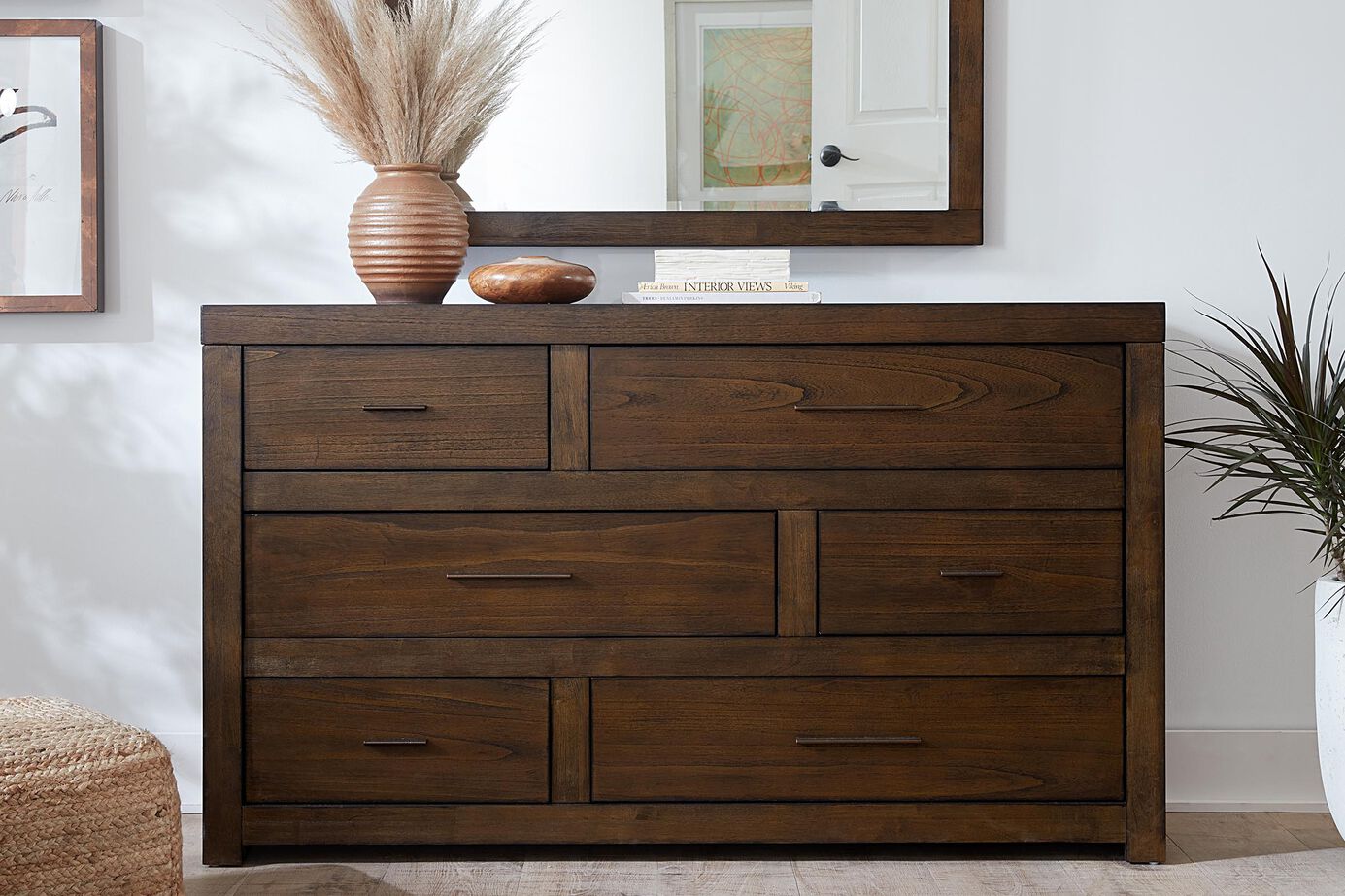 Aspen Home Modern Loft 6 Drawer Dresser image number 0