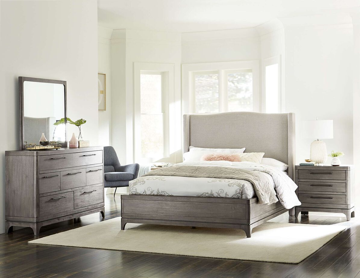 Modus Cicero Upholstered Panel Bed Complete image number 1