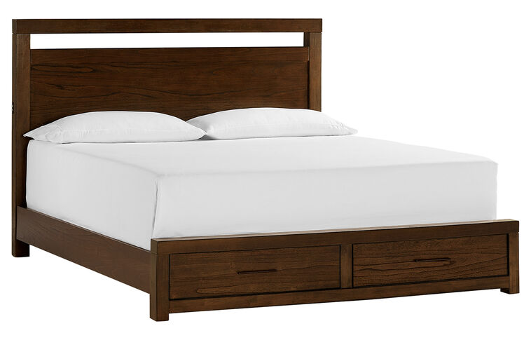 Aspen Home Modern Loft Panel Bed with Storage image number 1