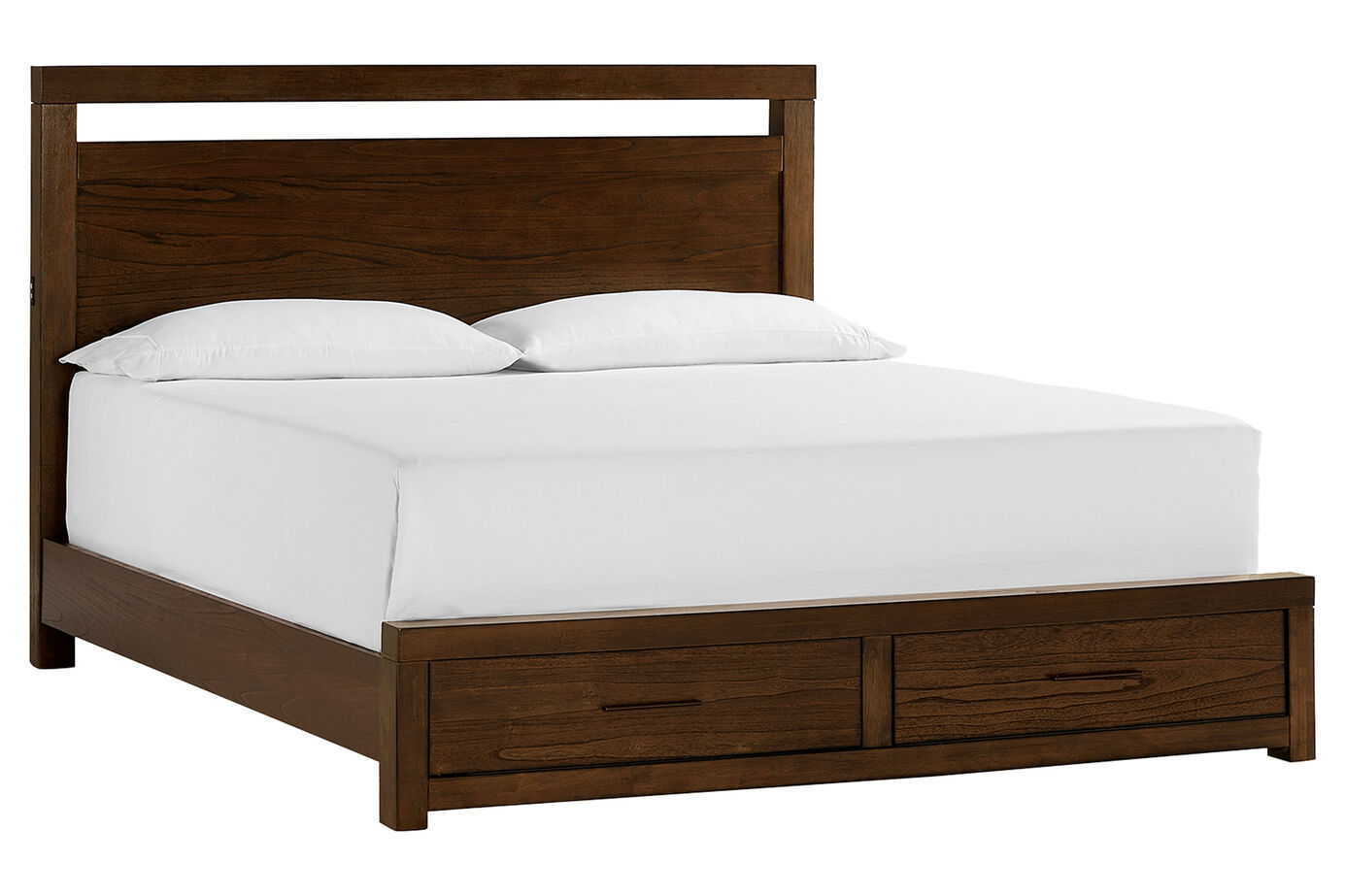 Aspen Home Modern Loft Panel Bed with Storage image number 1