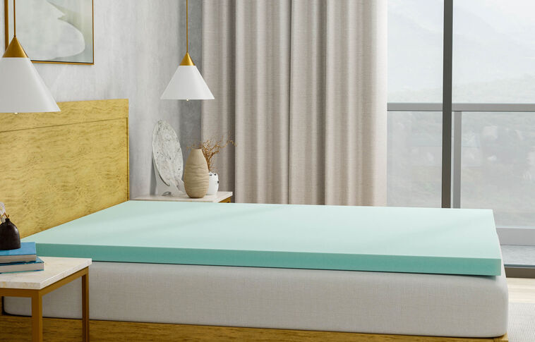 BED-TECH 3 Inch Gel Memory Foam Topper image number 2