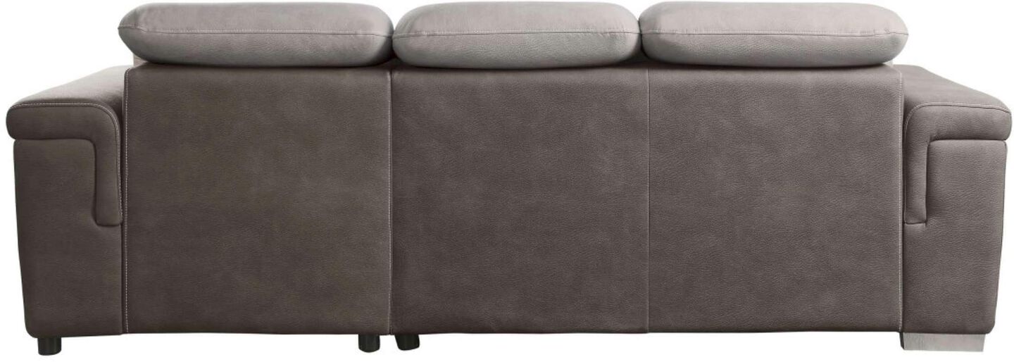Homelegance Alfio Sectional with pullout bed and hidden storage image number 5