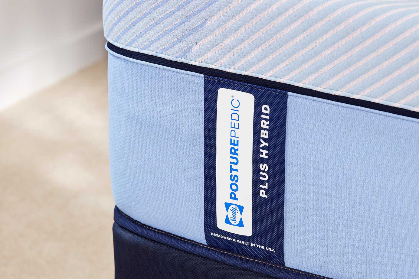 Sealy Posturepedic Plus Hybrid Paterson II Soft Mattress 13" image number 5
