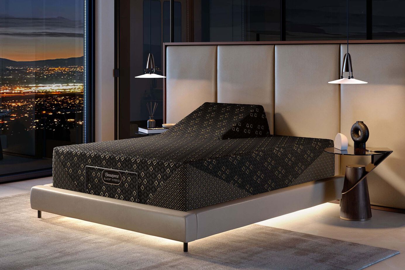 Beautyrest Black Hybrid Series Four XCS Firm Mattress 14.75" image number 6