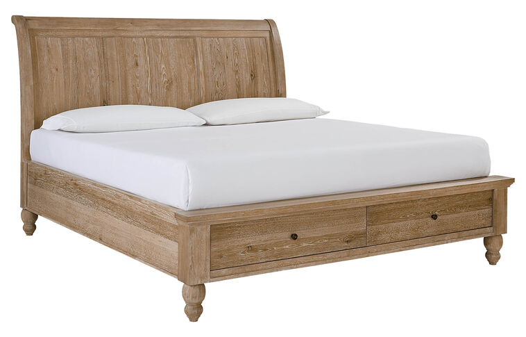 Aspen Home Cambridge Sleigh Bed with Storage image number 1