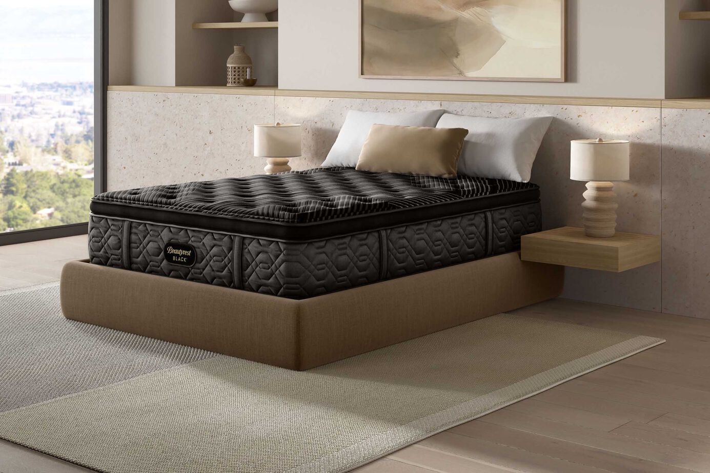 Beautyrest Black Series Two Plush Pillow Top Mattress 16.25" image number 0