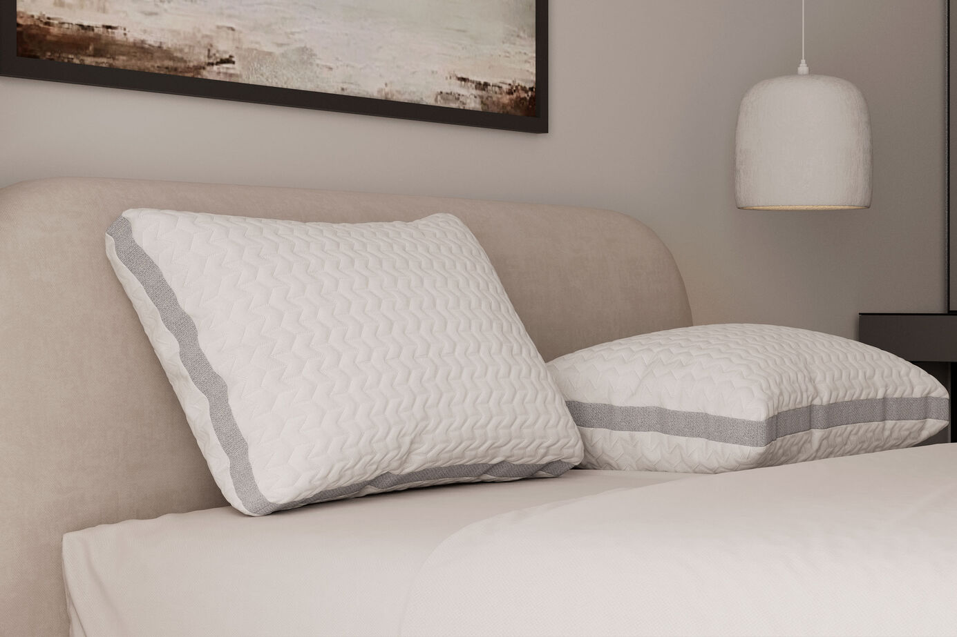 Sleep Partner ZZZ Cozy Cloud Pillow, 2-Pack image number 1