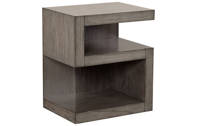 Aspen Home Modern Loft S-Shaped Nightstand image number 1