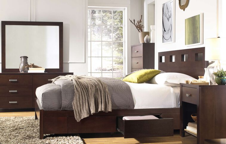 Modus Nevis Platform Storage Bed Complete image number 1