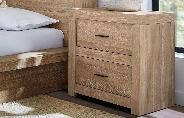 Aspen Home Modern Loft 2 Drawer Nightstand w/Power image number 0