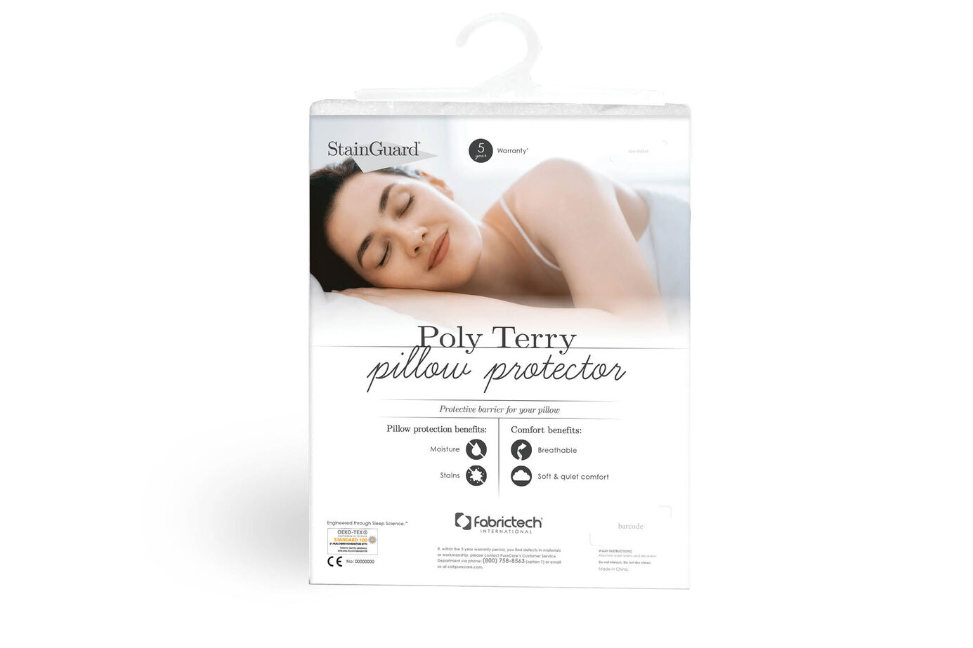 Purecare StainGuard Poly Pillow Protector image number 0