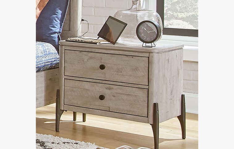 Aspen Home Zane 2 Drawer Nightstand image number 0