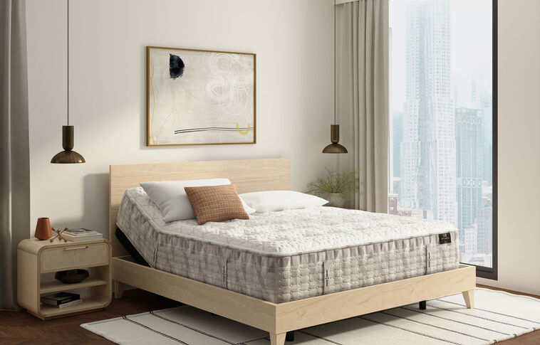 King Koil Intimate Handcrafted Culver Medium Euro-Top Mattress 15.25" image number 4