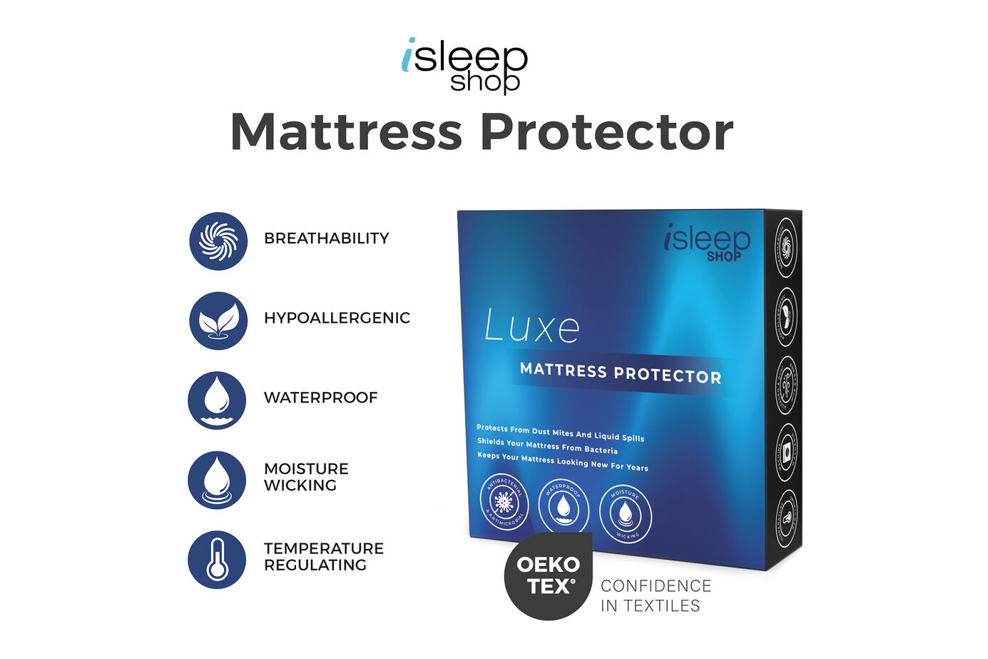 iSleep Shop Luxe Mattress Protector image number 1