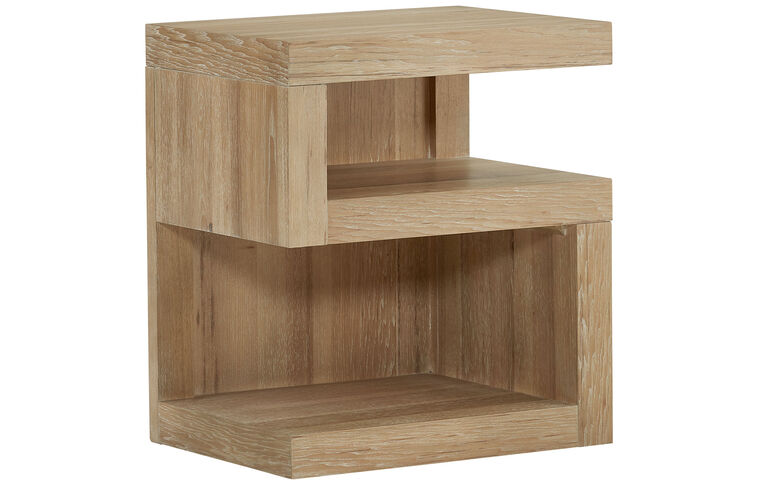 Aspen Home Modern Loft S-Shaped Nightstand image number 1