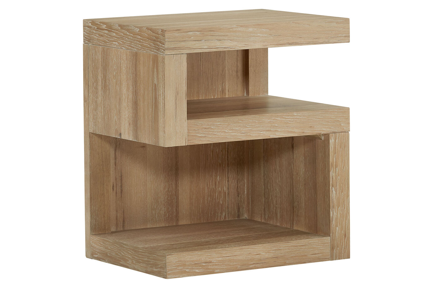 Aspen Home Modern Loft S-Shaped Nightstand image number 1