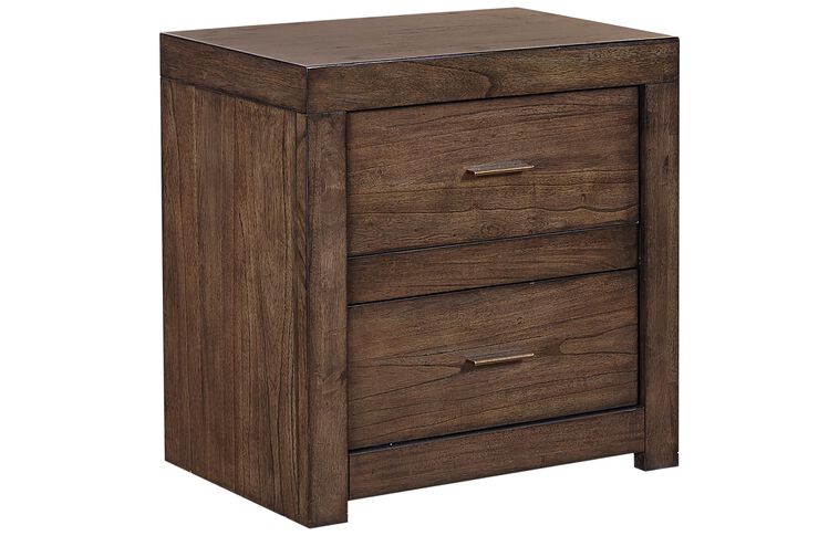 Aspen Home Modern Loft 2 Drawer Nightstand w/Power image number 1